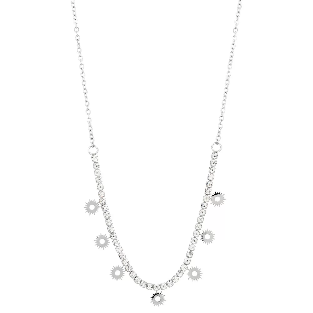 Steel necklace woman LZ085 2 - Harmonie idees cadeaux